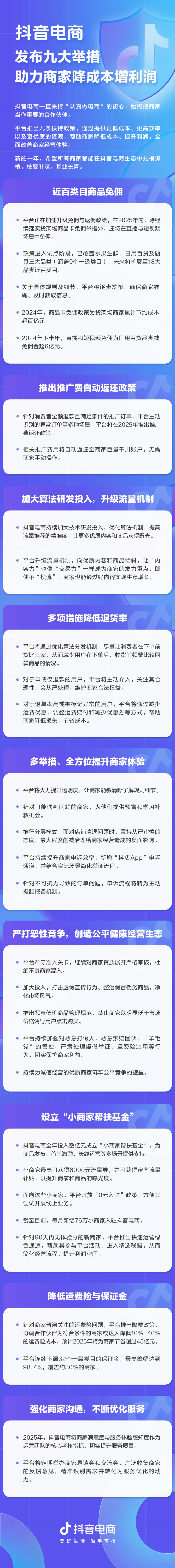 抖音9大扶持政策解读
